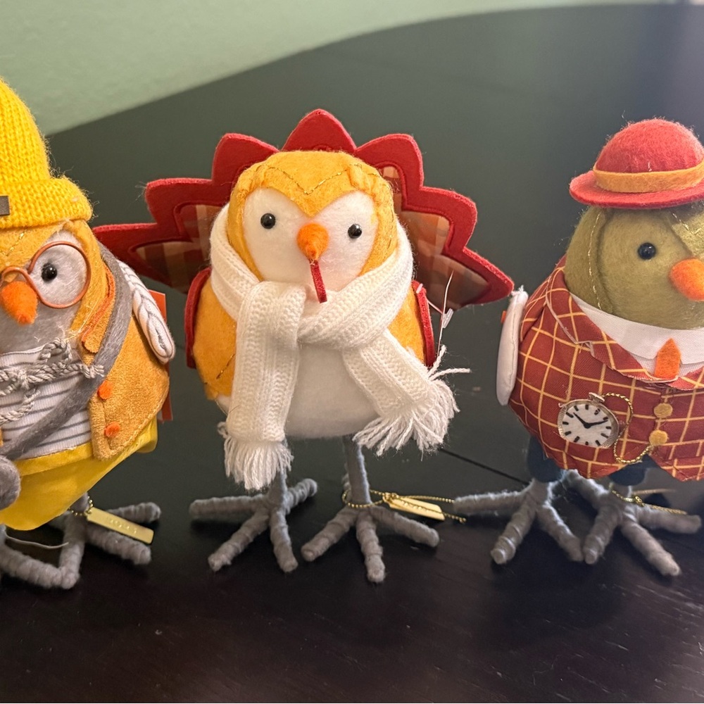 Target Festive Bird Figurines Trio